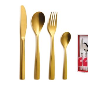 Cubertería BCN ORO Estuche de 24 Piezas