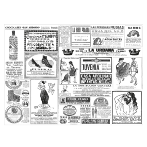Mantelito Individual Papel PRENSA BLANCO P500