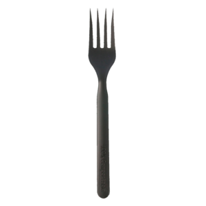 Tenedor de Plástico NEGRO P50 Un