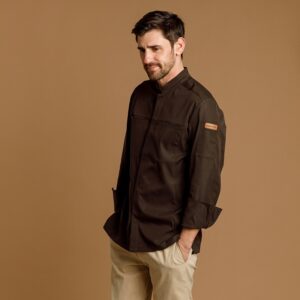 Chaqueta de Cocinero ESTURIÓN1 Marrón Talla M