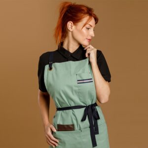 Delantal CARDAMOMO VERDE MENTA Unisex