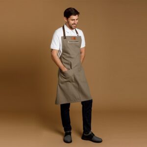 Delantal CANELA KAKI Unisex
