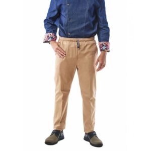 Pantalón de Cocina SOUFFLE4 Unisex Beige T-XL