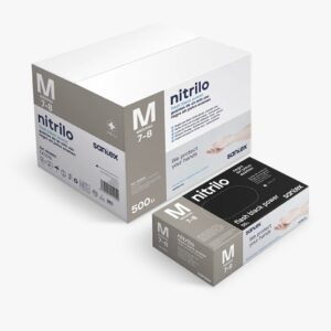 Guante de NITRILO NEGRO SANTEX1 Talla-S P100