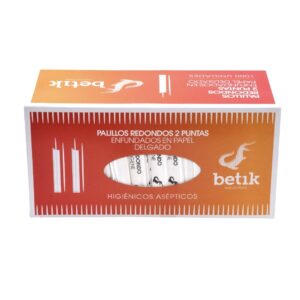 Palillos de Madera Redondos C/Funda de Papel