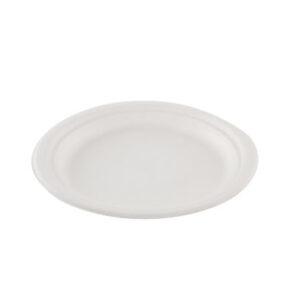 Plato Caña de Azúcar Llano 22 Cm P50Un