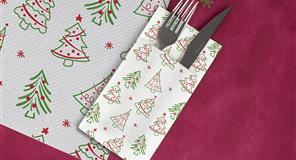 Servilleta de Navidad Canguro ÁRBOLES P30 Un