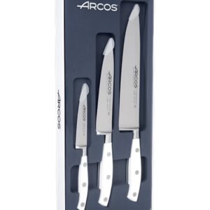 Juego de 3 Cuchillos ARCOS Riviera Blanc