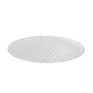 Plato de Cristal Trenzado BRAID 28 cm