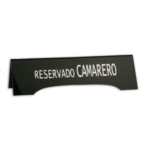 Reservado de Camareros en Barra Negro