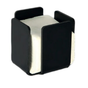 Servilletero 20x20 Negro Engomado