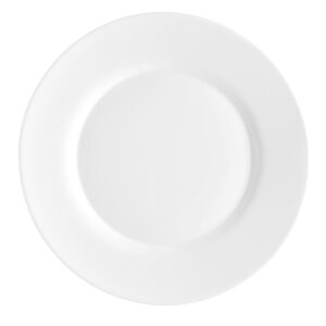 Plato TOLEDO LLANO 25Cm P6 Un Vidrio Blanco