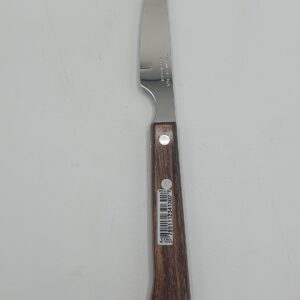 Cuchillo Chuletero Mango Madera Filo Liso