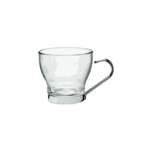 Taza de Cristal Asa Inox PUNCH P3 Un