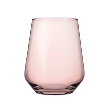 Vaso de Agua ALLEGRA SAPHIR Rosa C/6 Un