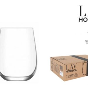 Vaso de Agua PARIS Transparente 47CL C/12 Un